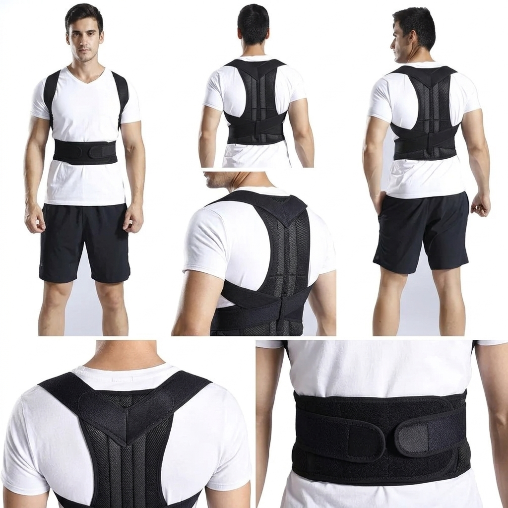 Spinal Orthotic Back Brace for Posture Support & Pain Relief vendulaCare 04