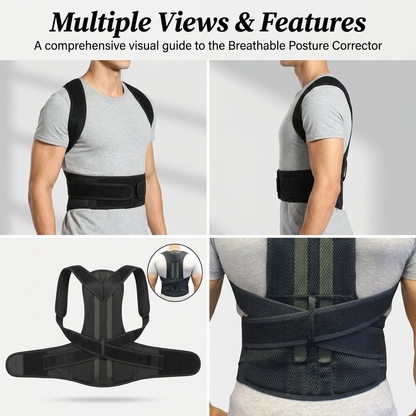 Spinal Orthotic Back Brace for Posture Support & Pain Relief vendulaCare 07