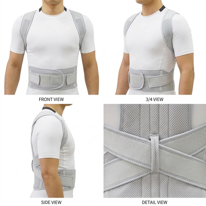 Spinal Orthotic Back Brace for Posture Support & Pain Relief vendulaCare 09