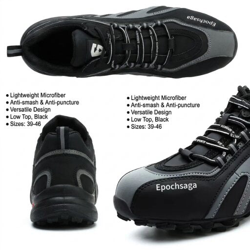 Steel Toe Safety Footwear Work, Comfort & Foot Protection VendulaCare 04