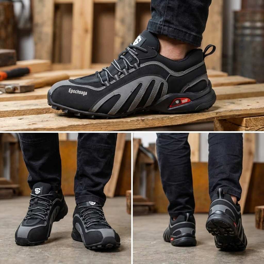 Steel Toe Safety Footwear Work, Comfort & Foot Protection VendulaCare 05