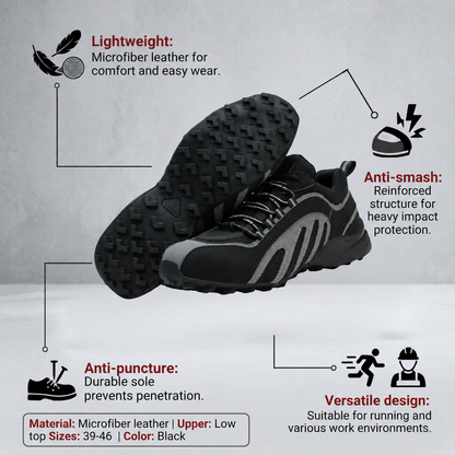 Steel Toe Safety Footwear Work, Comfort & Foot Protection vendula care 06