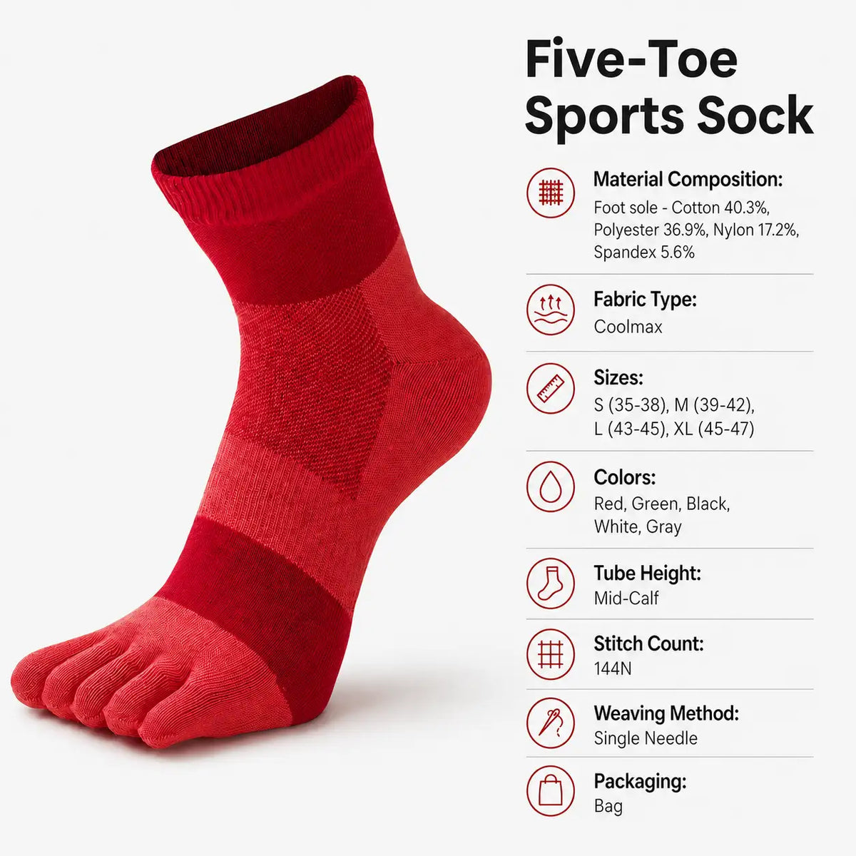 Sweat-Wicking Sports Socks for Dry Comfort All Day Wear Vendula Care 03
