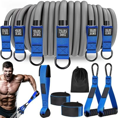 TPE Elastic Resistance Bands Set with Handles for Home Gym Vndula Care 10