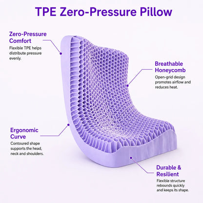 TPE Gel Cervical Support Pillow for Neck & Shoulder Comfort  VendulaCare 04
