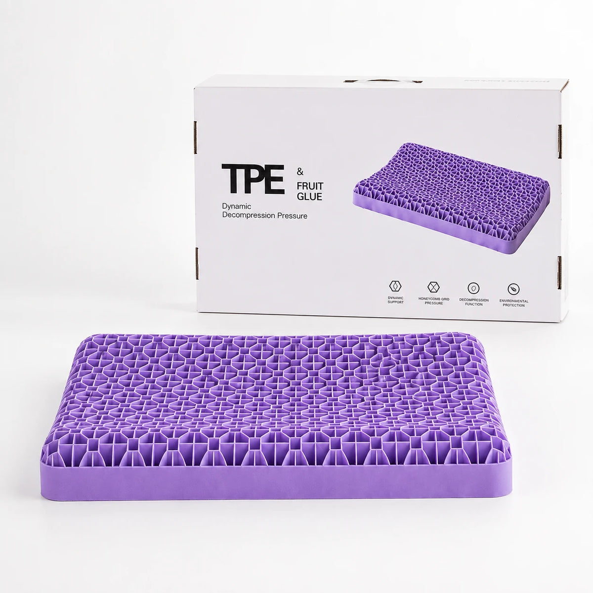TPE Gel Cervical Support Pillow for Neck & Shoulder Comfort  VendulaCare 09