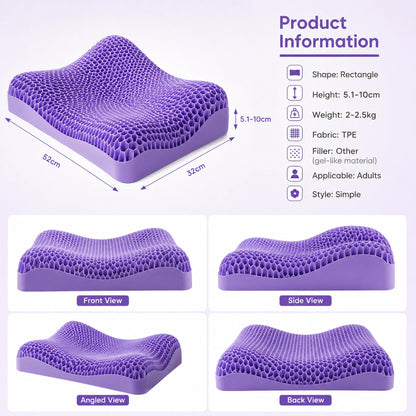 TPE Gel Cervical Support Pillow for Neck & Shoulder Comfort Vendula Care 2