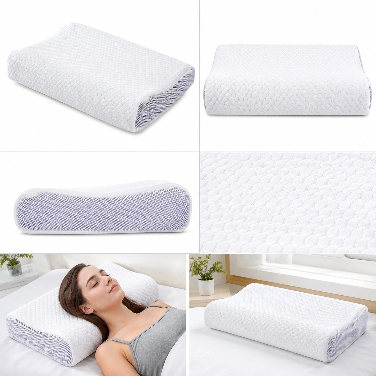 TPE Gel Cervical Support Pillow for Neck & Shoulder Comfort Vendula Care 4