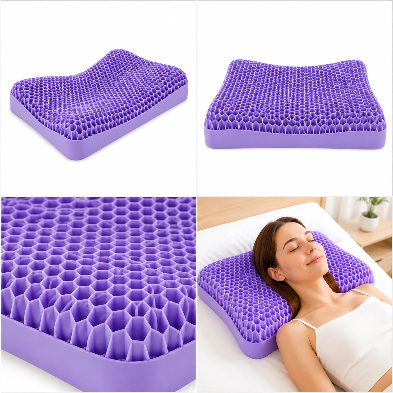 TPE Gel Cervical Support Pillow for Neck & Shoulder Comfort Vendula Care 6