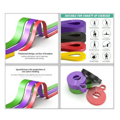 TPE Resistance Bands Set with Handles for Home Gym Workouts