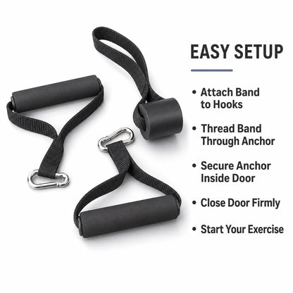 TPE Resistance Bands Set with Handles for Home Gym Workouts vendula care 06