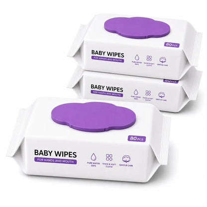 Thick Pearl Texture Baby Wet Wipes for Soft, Gentle Cleaning Vendula Care 11