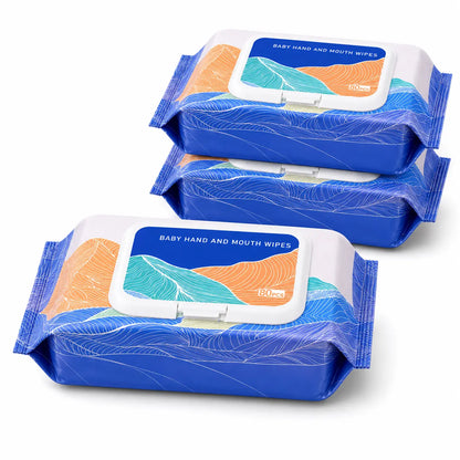 Thick Pearl Texture Baby Wet Wipes for Soft, Gentle Cleaning Vendula Care 12
