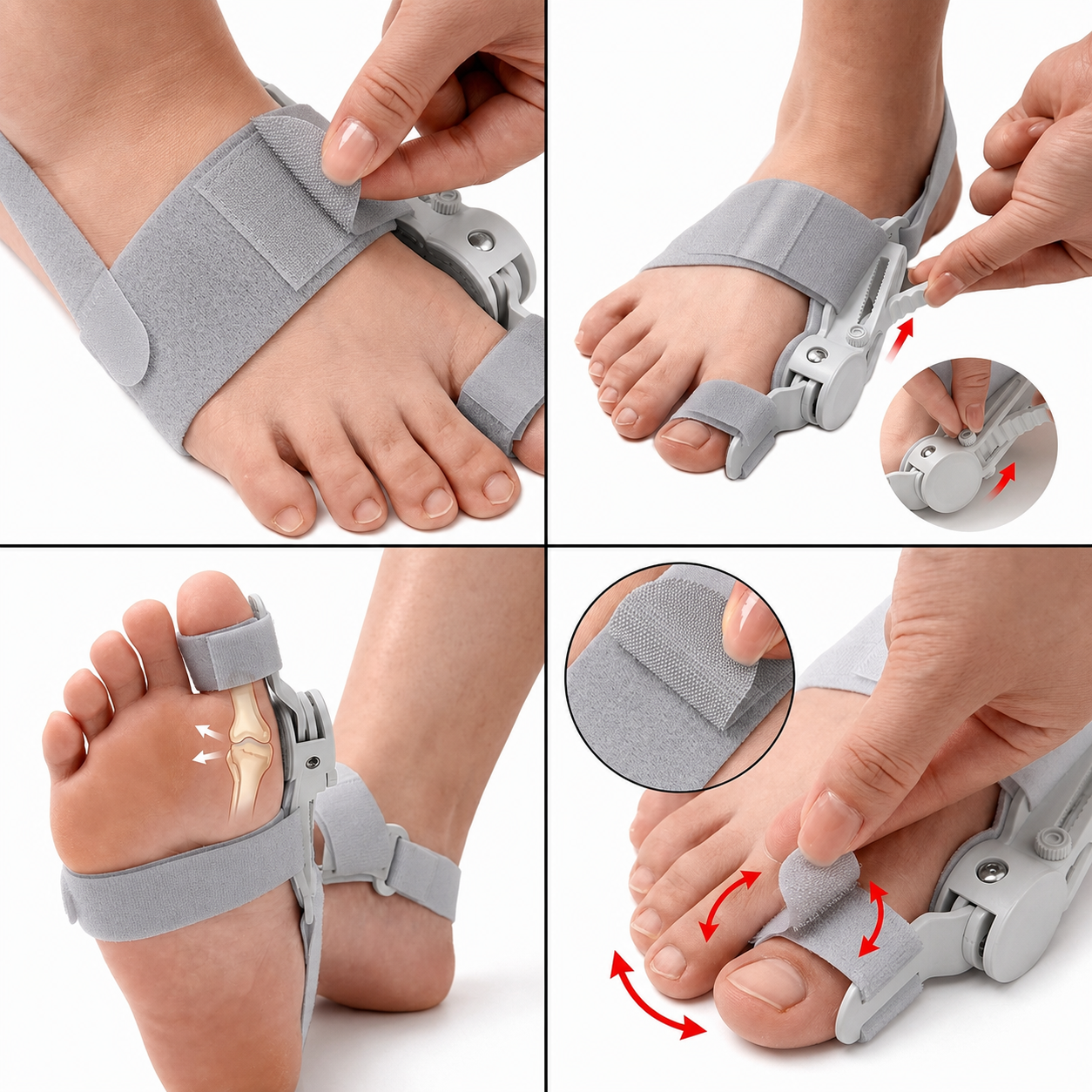 Thumb Toe Correction Orthotic Device for Adjustable Support  vendula care 12