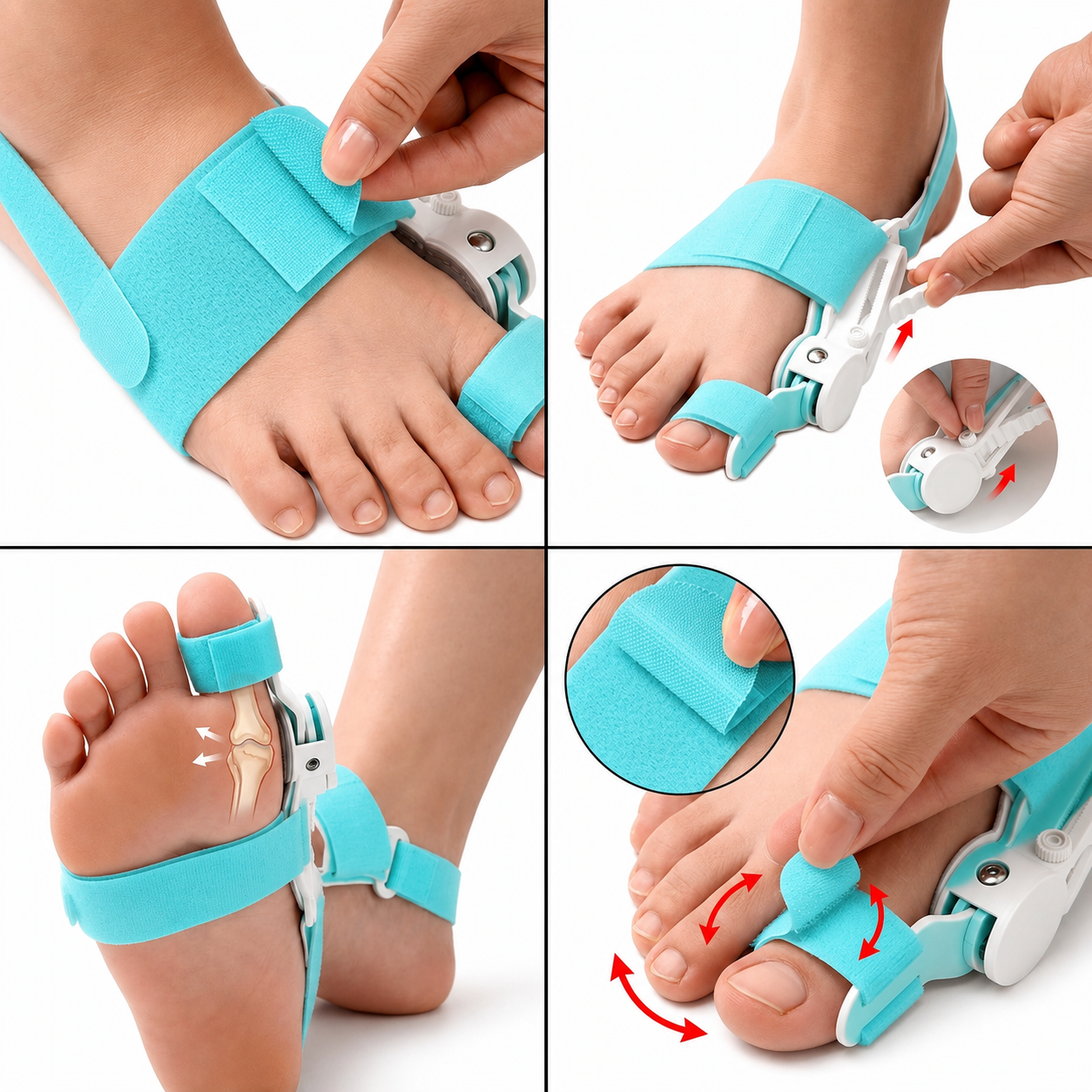 Thumb Toe Correction Orthotic Device for Adjustable Support  vendula care 09