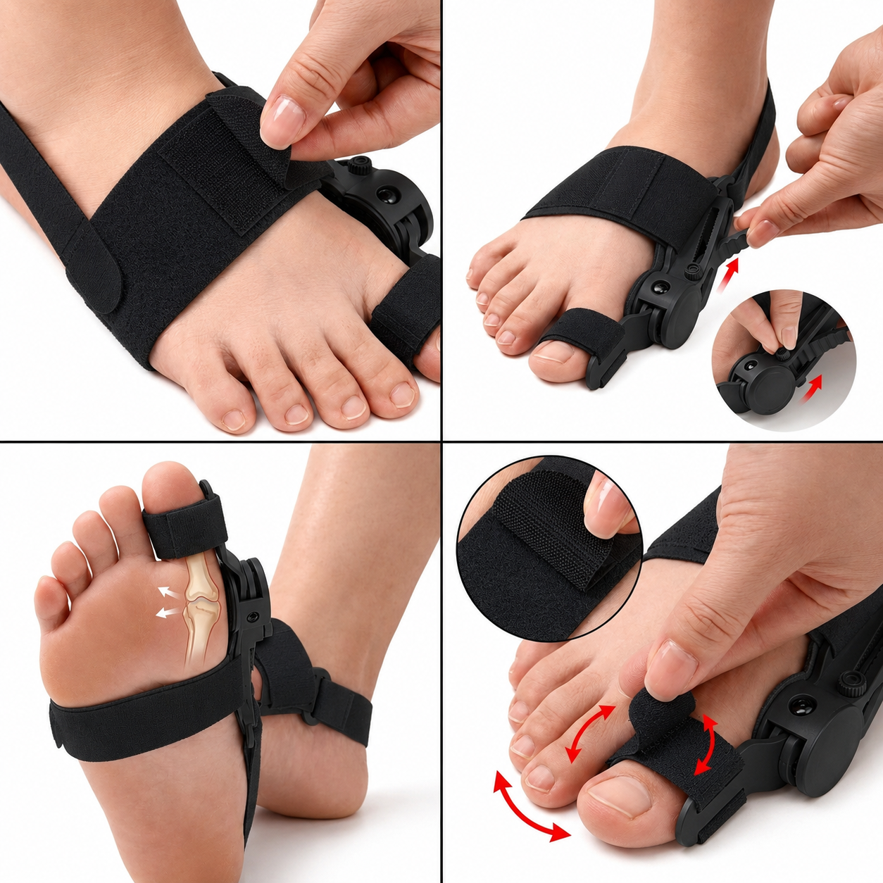 Thumb Toe Correction Orthotic Device for Adjustable Support  vendula care 10