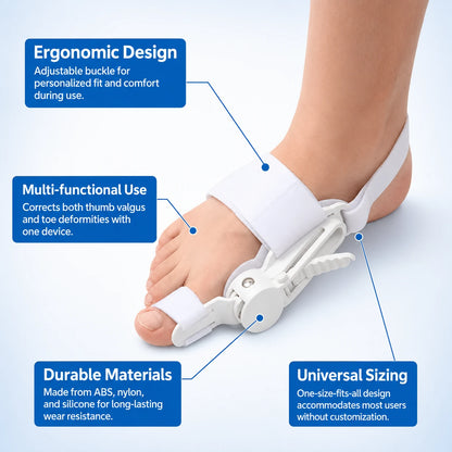Thumb Toe Correction Orthotic Adjustable Device Vendula Care (10)