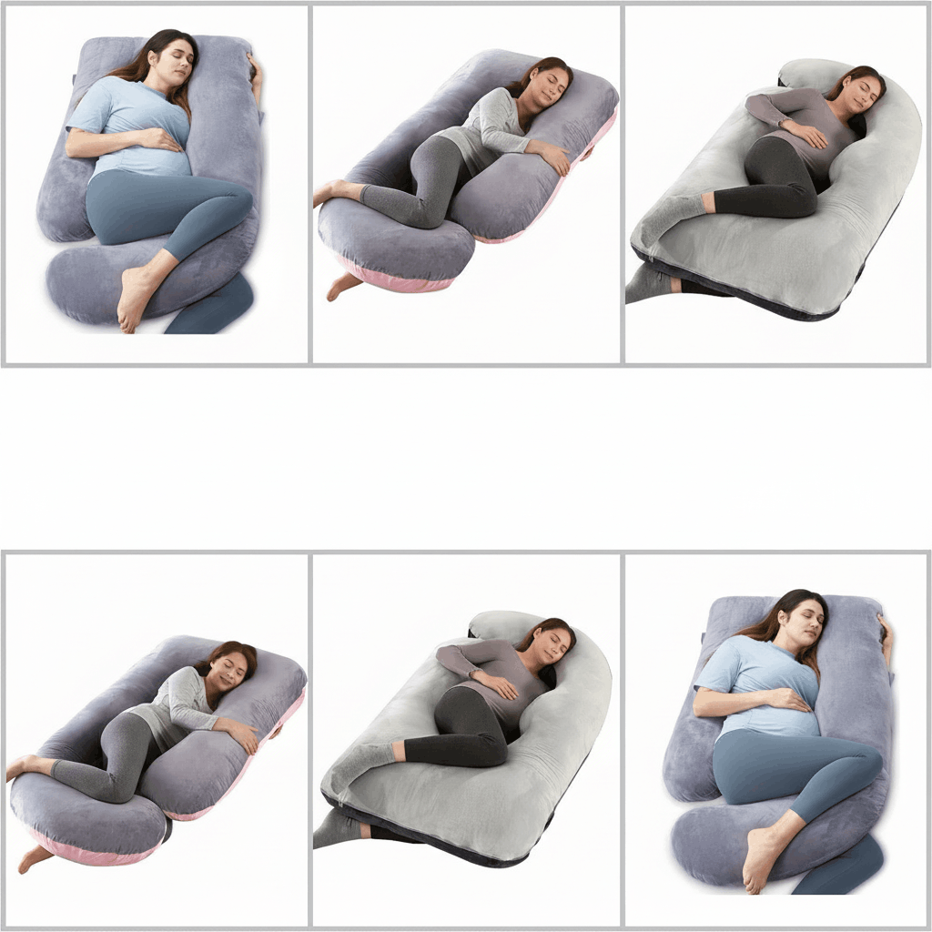 U-Shaped Maternity Pillow for Pregnancy Comfort and Sleep Vendula Care 10