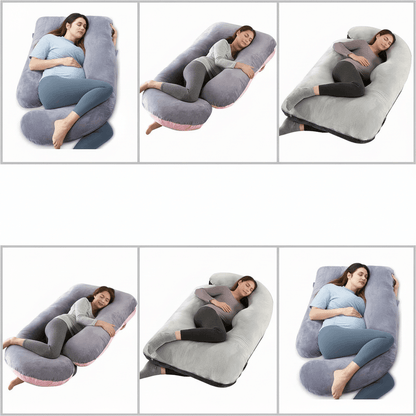 U-Shaped Maternity Pillow for Pregnancy Comfort and Sleep Vendula Care 10