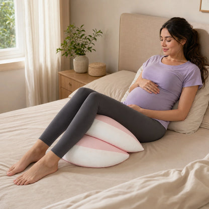 U-Shaped Maternity Pillow for Side Sleeping and Back Support Vendula Care 4