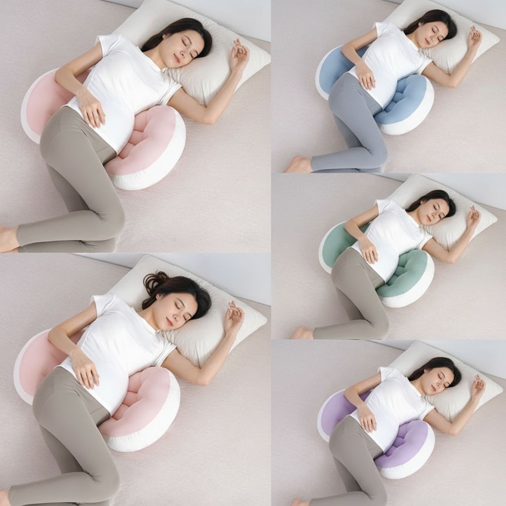 U-Shaped Maternity Pillow for Side Sleeping and Back Support Vendula Care 5