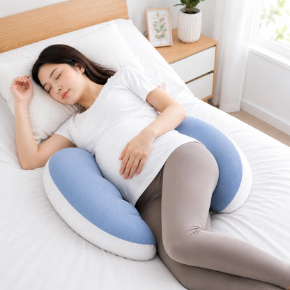 U-Shaped Maternity Pillow for Side Sleeping and Back Support Vendula Care 9