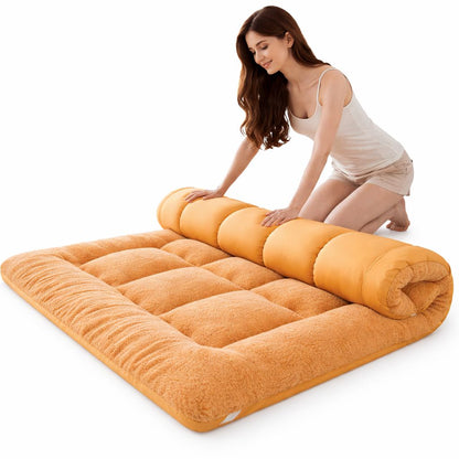 Velvet Mattress Topper with Soft Polyester Filling for Sleep vendula care 04
