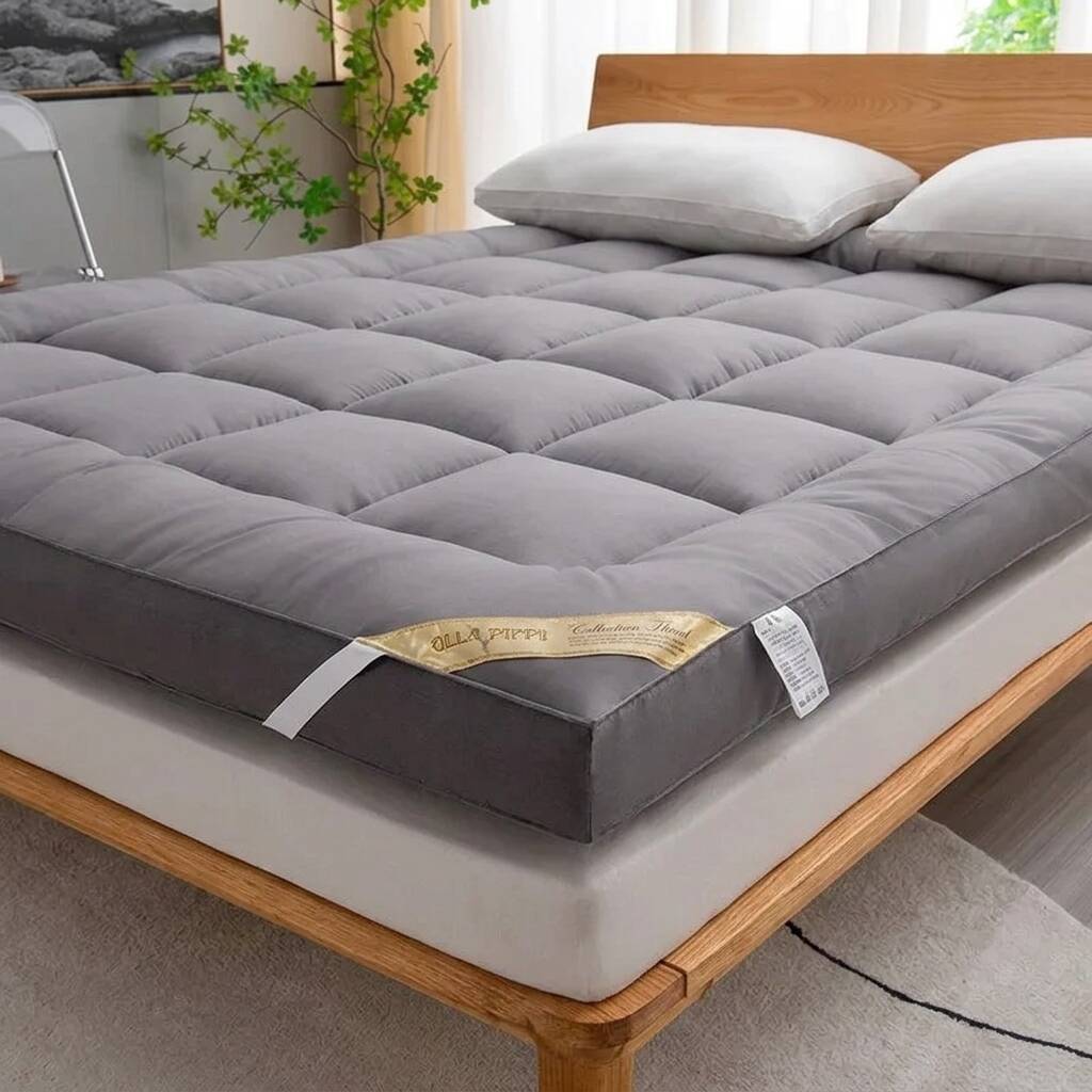 Velvet Mattress Topper with Soft Polyester Filling for Sleep vendula care 05