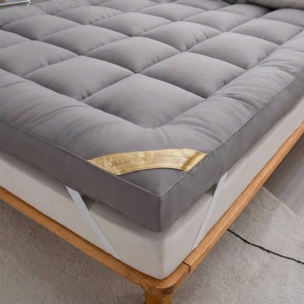 Velvet Mattress Topper with Soft Polyester Filling for Sleep vendula care 06