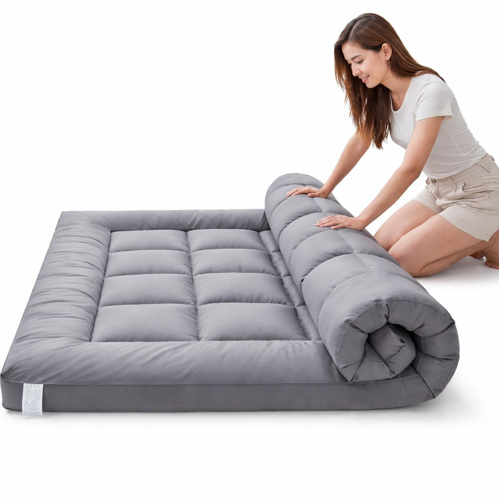 Velvet Mattress Topper with Soft Polyester Filling for Sleep vendula care 11