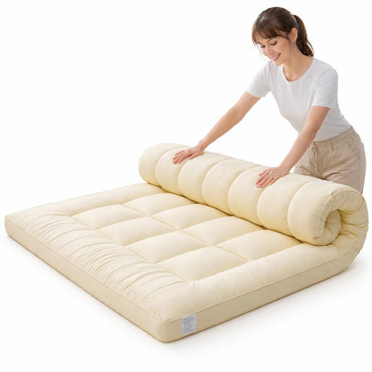 Velvet Mattress Topper with Soft Polyester Filling for Sleep vendula care 12