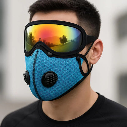 Windproof Dustproof Sports Mask for Running & Cycling Comfort Vendula Care 10