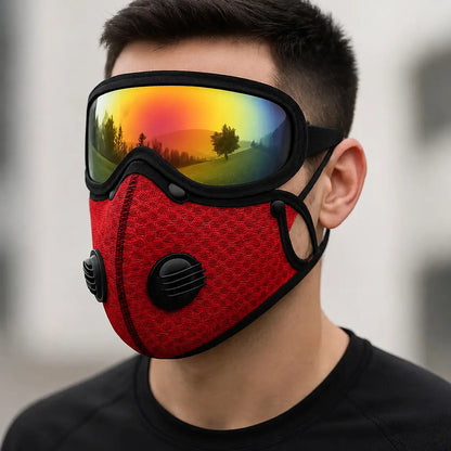 Windproof Dustproof Sports Mask for Running & Cycling Comfort Vendula Care 16