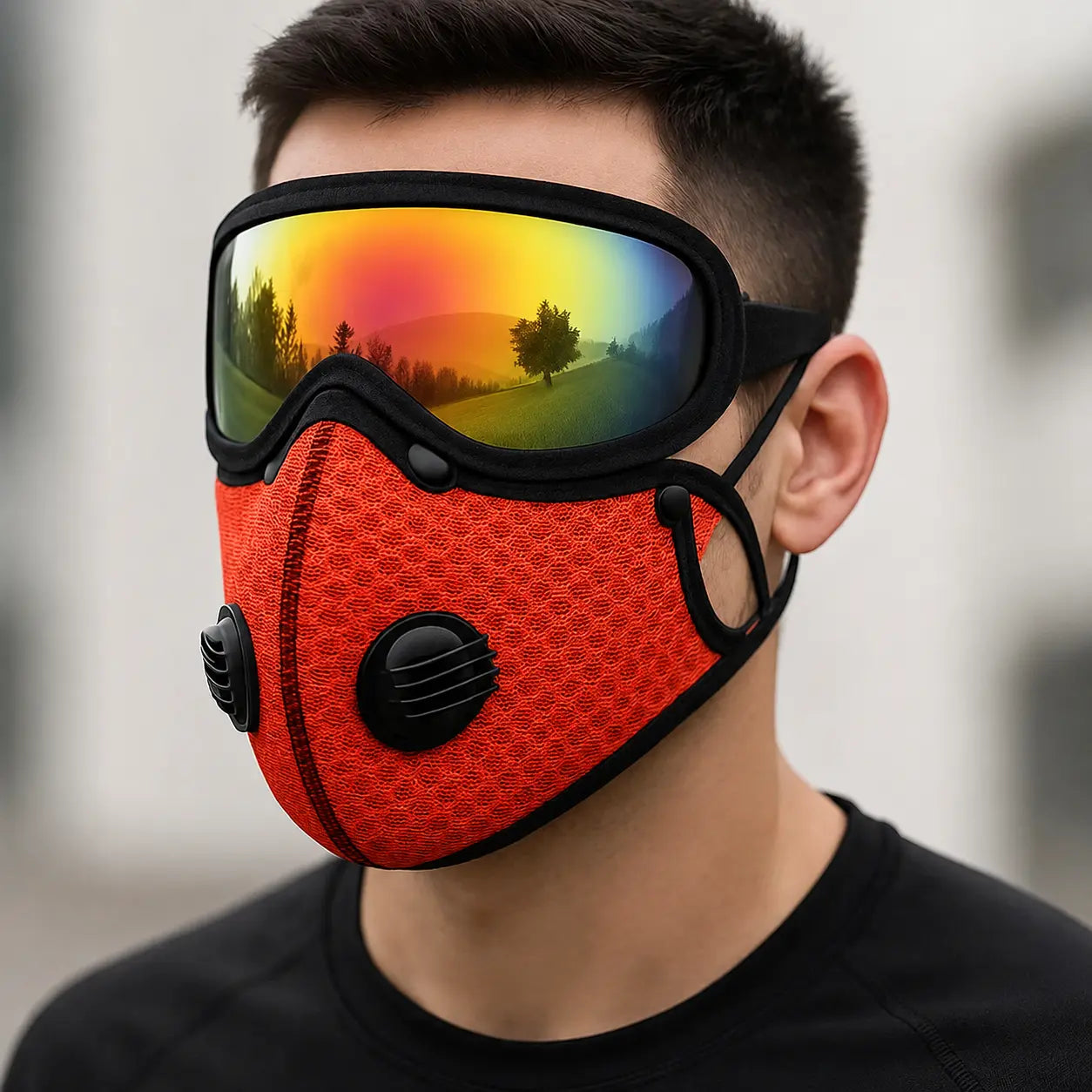 Windproof Dustproof Sports Mask for Running & Cycling Comfort Vendula Care 17