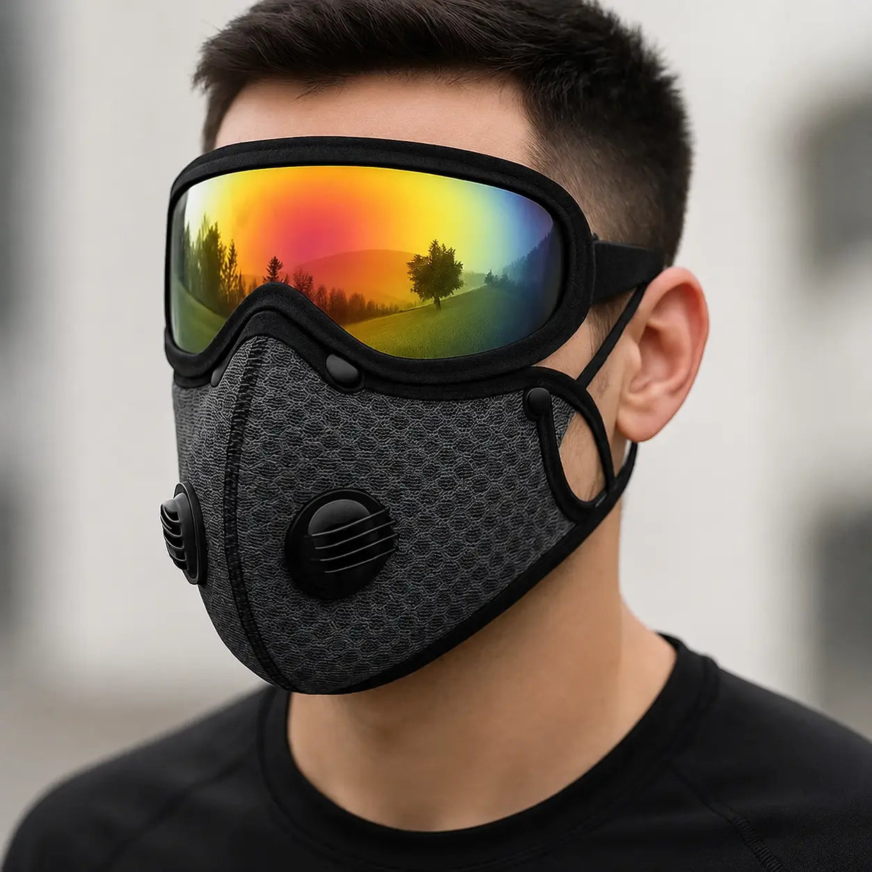 Windproof Dustproof Sports Mask for Running & Cycling Comfort Vendula Care 18