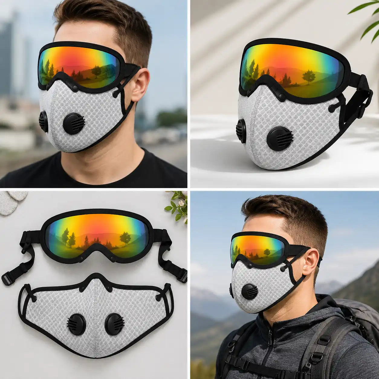 Windproof Dustproof Sports Mask for Running & Cycling Comfort Vendula Care 4