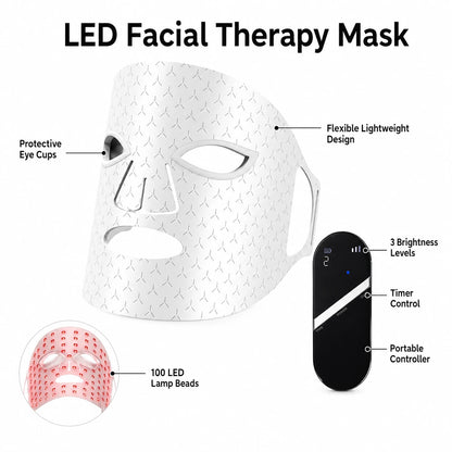 Wireless LED Photon Facial Device for a Glowing Complexion Vendula Care 6