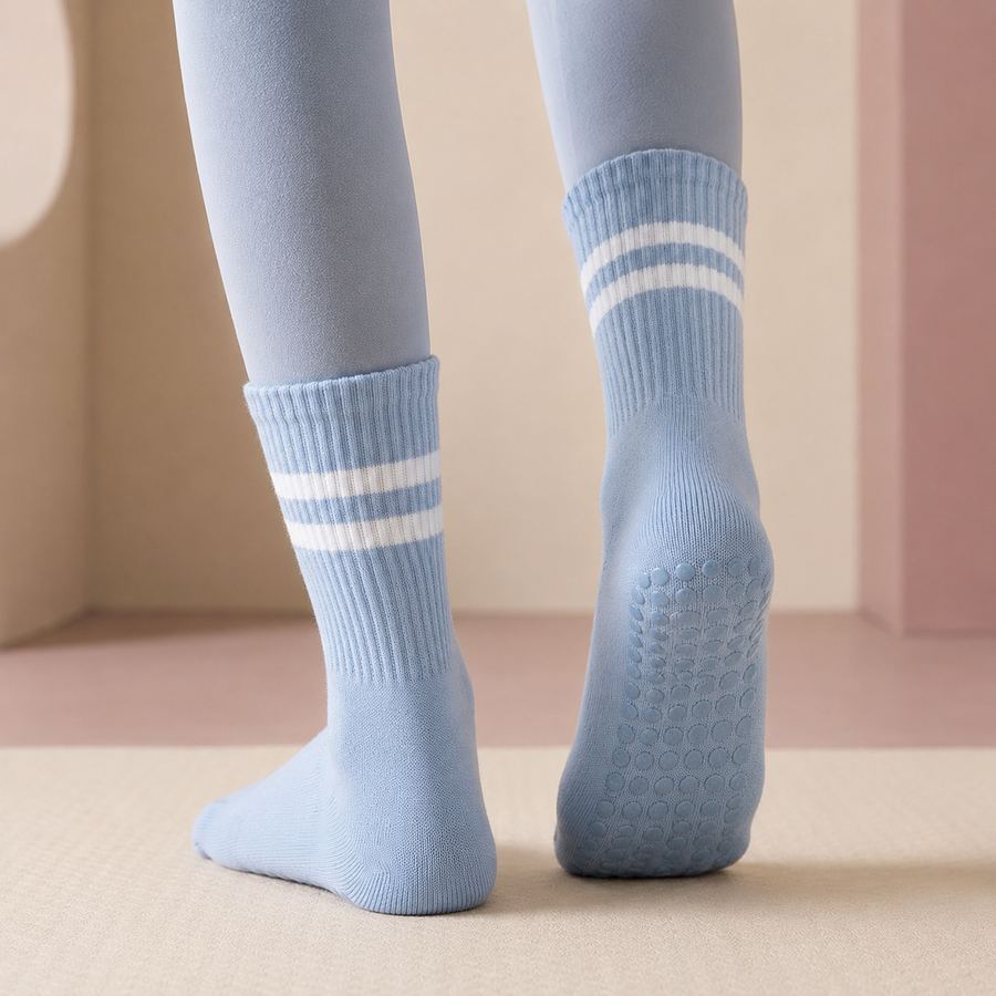 Women's Non Slip Yoga Socks with Silicone Grip for Pilates