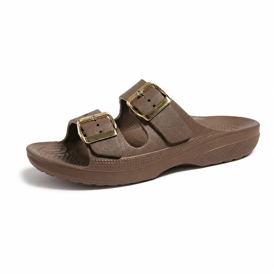 Women's Adjustable Dual Strap Sandals for Summer Comfort Vendula Care 1