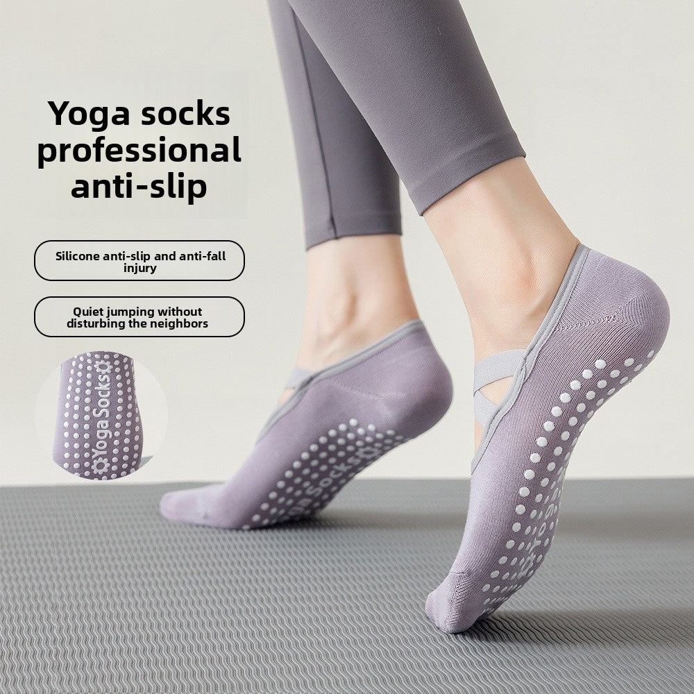 Women's Non Slip Yoga Socks with Silicone Grip Comfort Fit globalswanky 01