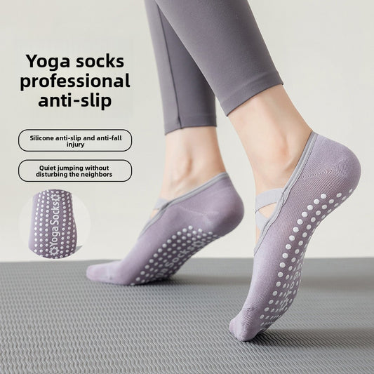 Women's Non Slip Yoga Socks with Silicone Grip Comfort Fit globalswanky 01