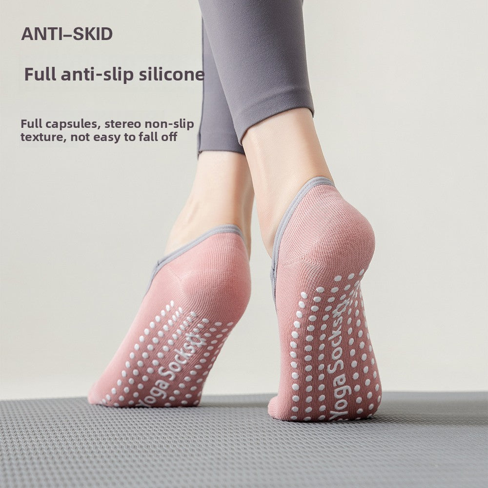 Women's Non Slip Yoga Socks with Silicone Grip Comfort Fit globalswanky 03