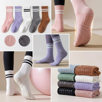 Women's Non Slip Yoga Socks with Silicone Grip for Pilates (11)