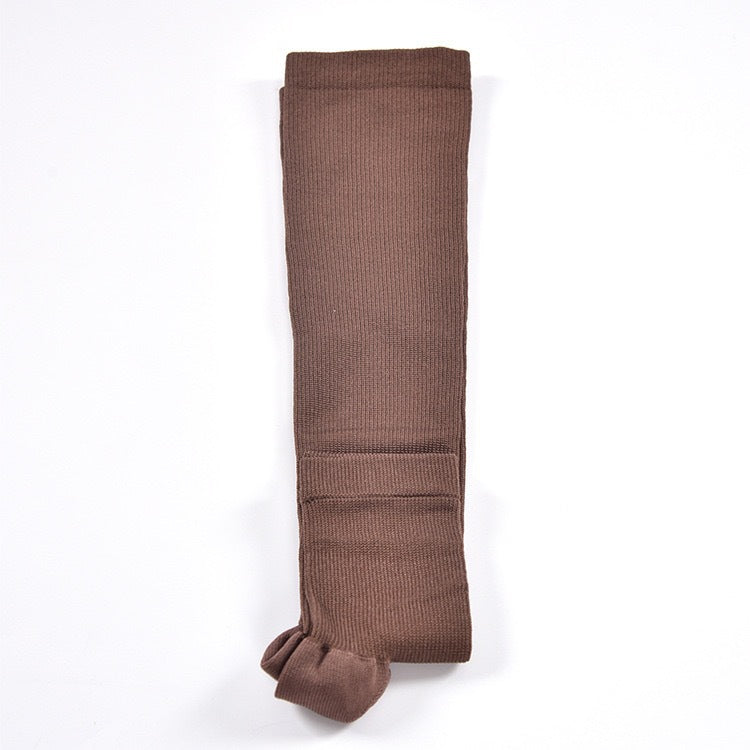 Open Toe Compression Socks Elastic Sports Socks Men Women