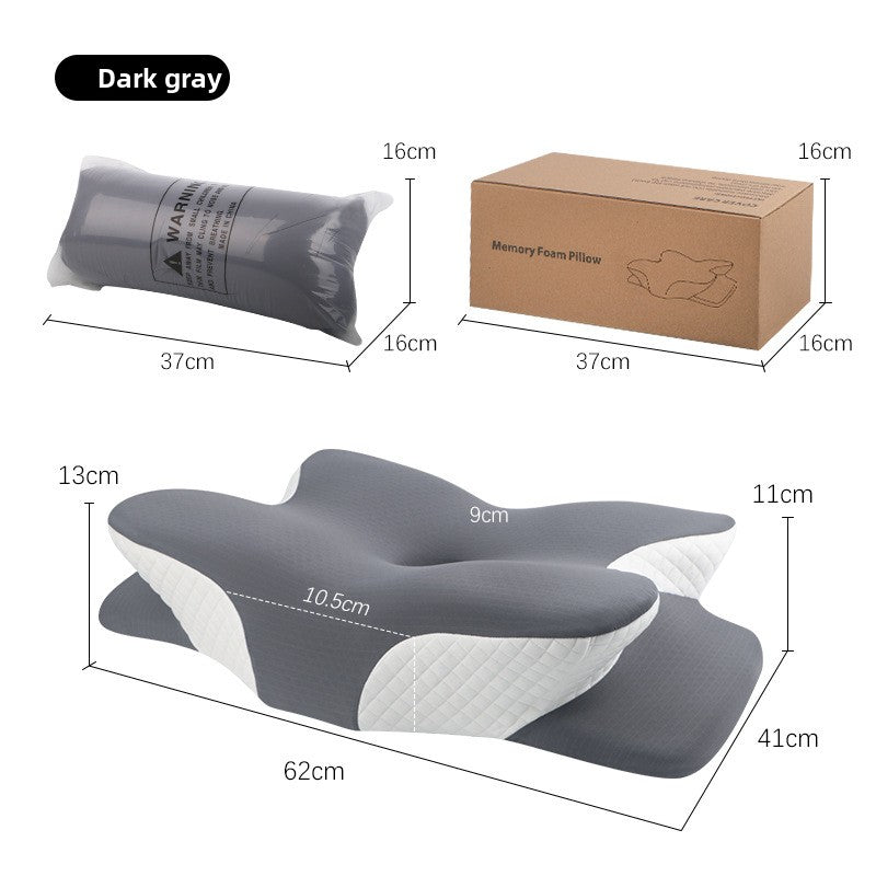 Ergonomic Memory Foam Cervical Pillow for Restful Sleeping