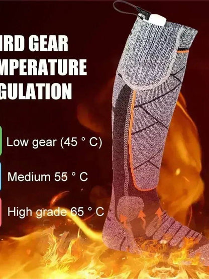 Electric Heated Thermal Socks 1