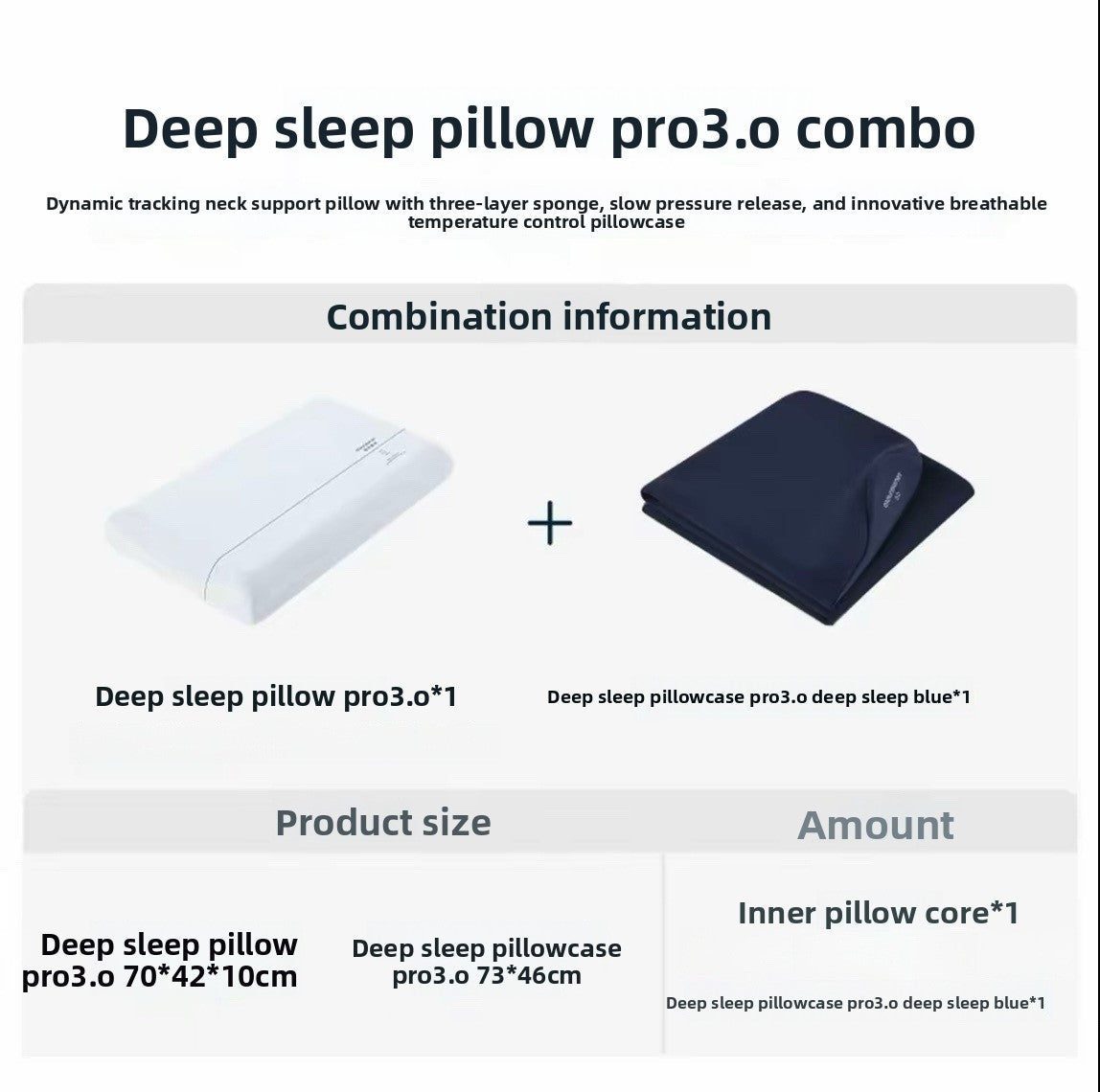 Ergonomic Memory Foam Support Pillow for Daily Comfort