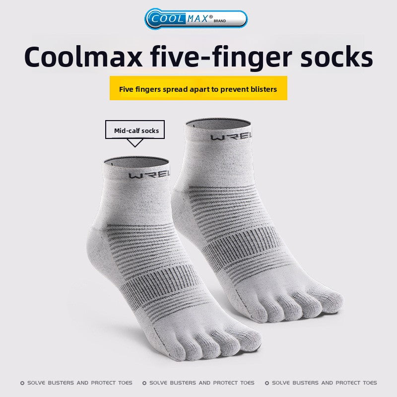 Professional Five Toe Running Socks Comfort Performance Fit