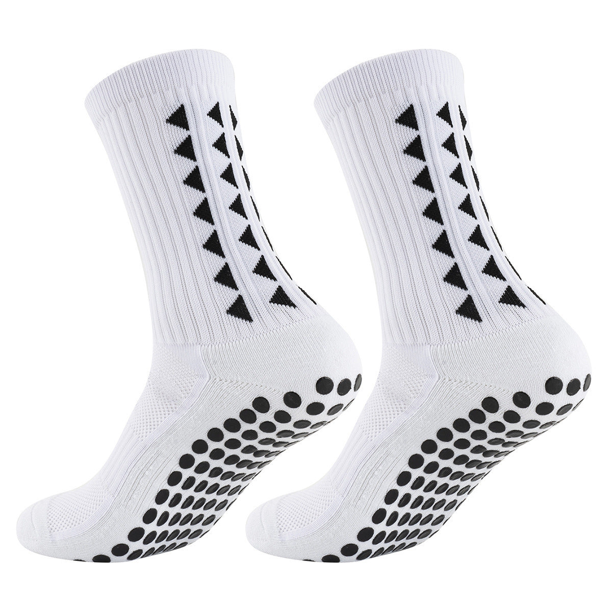 Men's Sports Socks Mid Calf Non Slip Running Socks Comfort