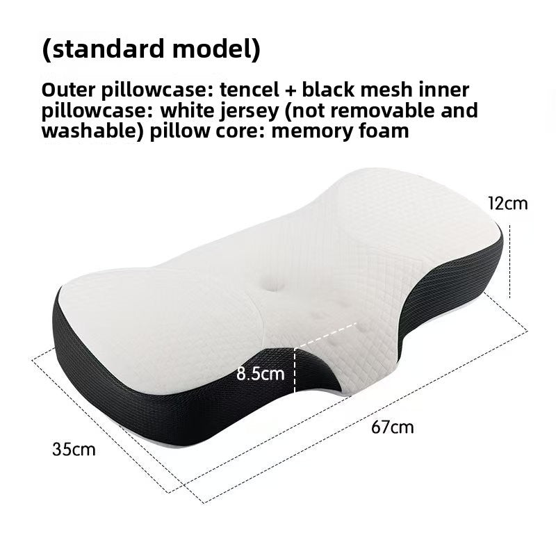 Butterfly Cervical Memory Foam Pillow for Neck Support Daily